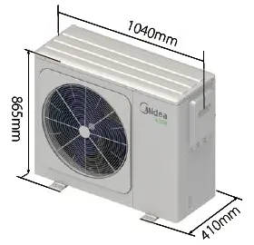 مینی چیلر اینورتر Aqua Eco میدیا مدل MGC-V16WD2RN8-B
