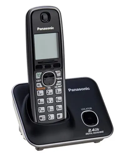 تلفن بی‌سیم پاناسونیک مدل KX-TG3711BX-مشکی