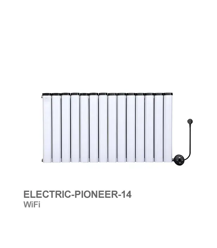 رادیاتور برقی آنیت مدل پایونیر سفید 14 پره المنت Wifi