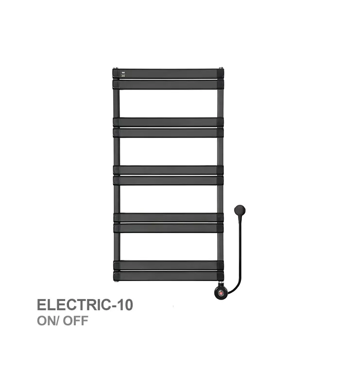 حوله خشک کن برقی آنیت مدل مشکی 10 پره المنت ON/OFF
