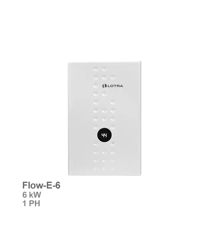 آبگرمکن برقی تکفاز بدون مخزن لوترا مدل Flow-E-6