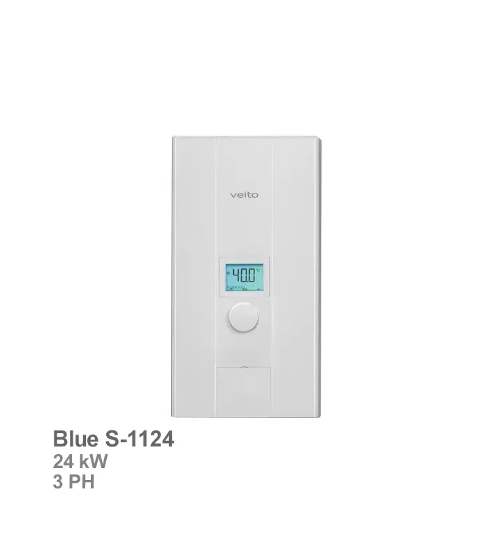 آبگرمکن برقی سه‌فاز ویتو مدل بلو اس (Blue S-1124)