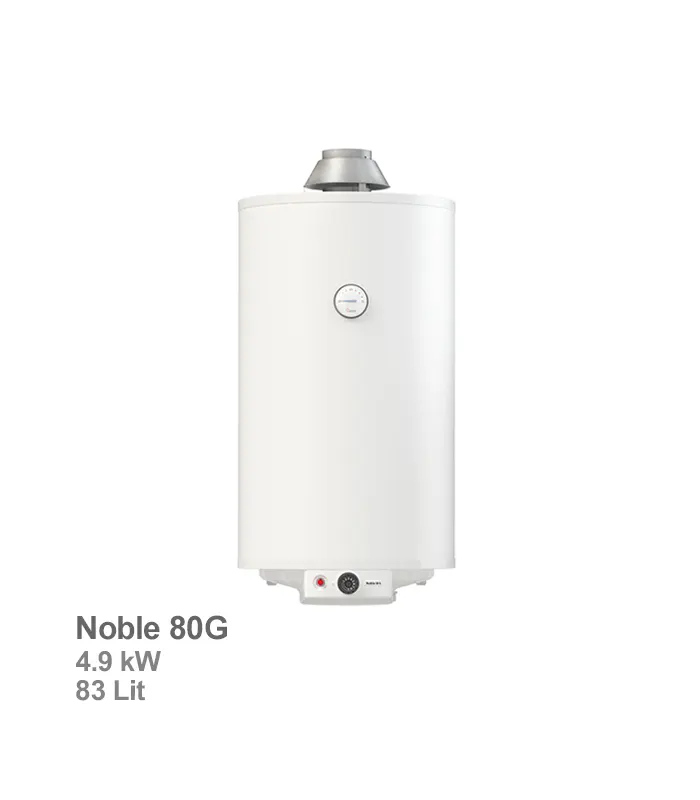آبگرمکن گازی مخزن‌دار 80 لیتری بوتان مدل Noble 80 G