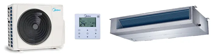 داکت اسپلیت 24000 حاره‌ای فول اینورتر میدیا مدل IDR3-X71