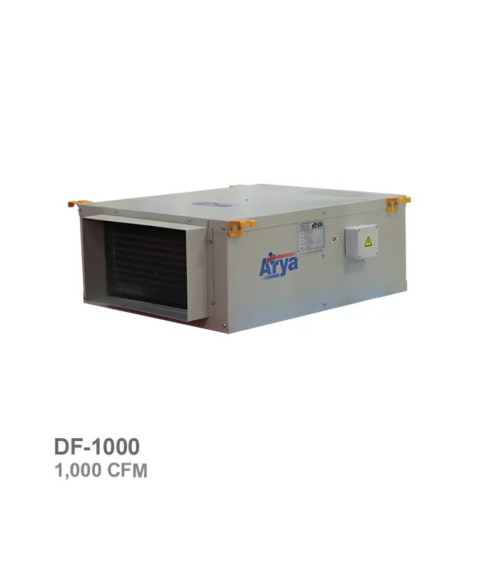 فن کویل کانالی تهویه آریا مدل DF-1000