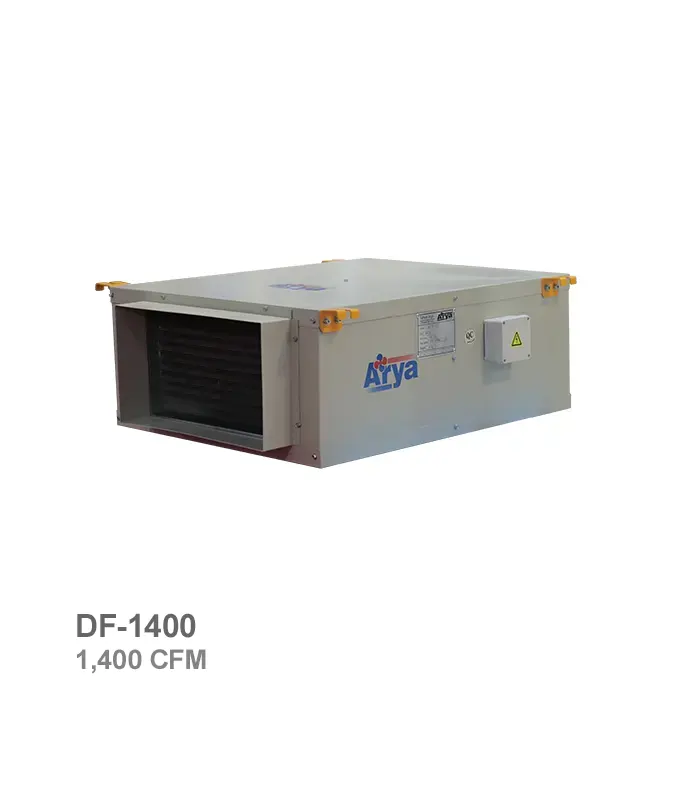 فن کویل کانالی تهویه آریا مدل DF-1400