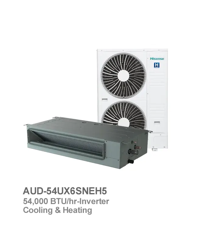 داکت اسپلیت اینورتر هایسنس مدل AUD-54UX6SNEH5